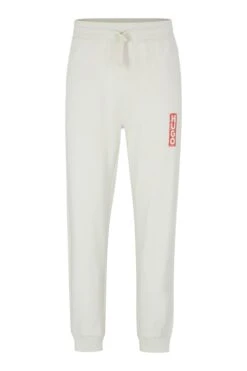 HUGO Green Vertical Logo Joggers In Cotton Terry -Cheap Drape Nova Store 163570s5