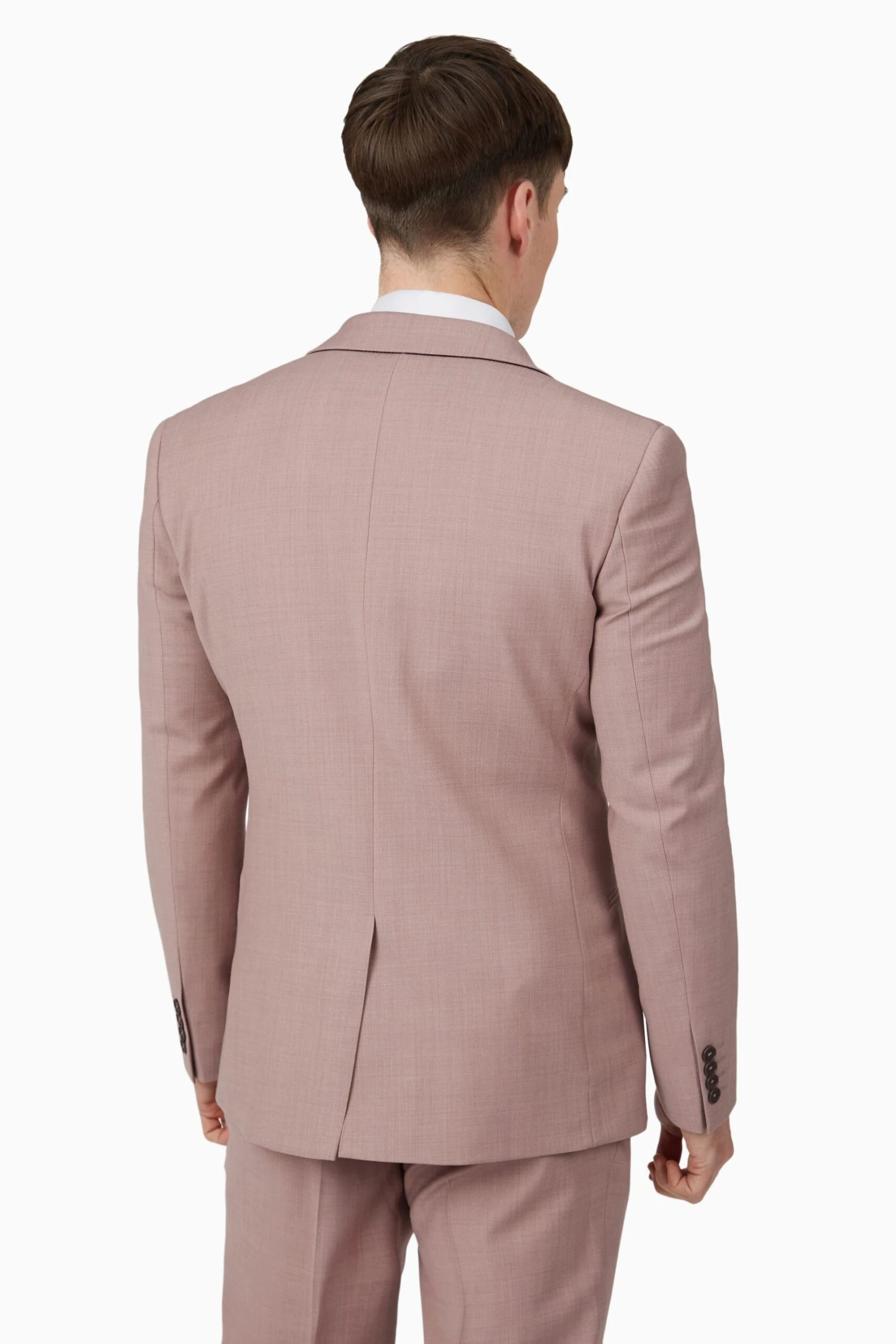 Ted Baker Pink Sharkskin Slim Suit Jacket 4 Ted Baker Pink Sharkskin Slim Suit Jacket - Image 2