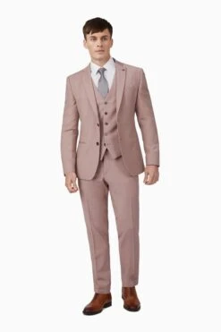 Ted Baker Pink Sharkskin Slim Suit Jacket 10 Ted Baker Pink Sharkskin Slim Suit Jacket -Cheap Drape Nova Store 175 126s3