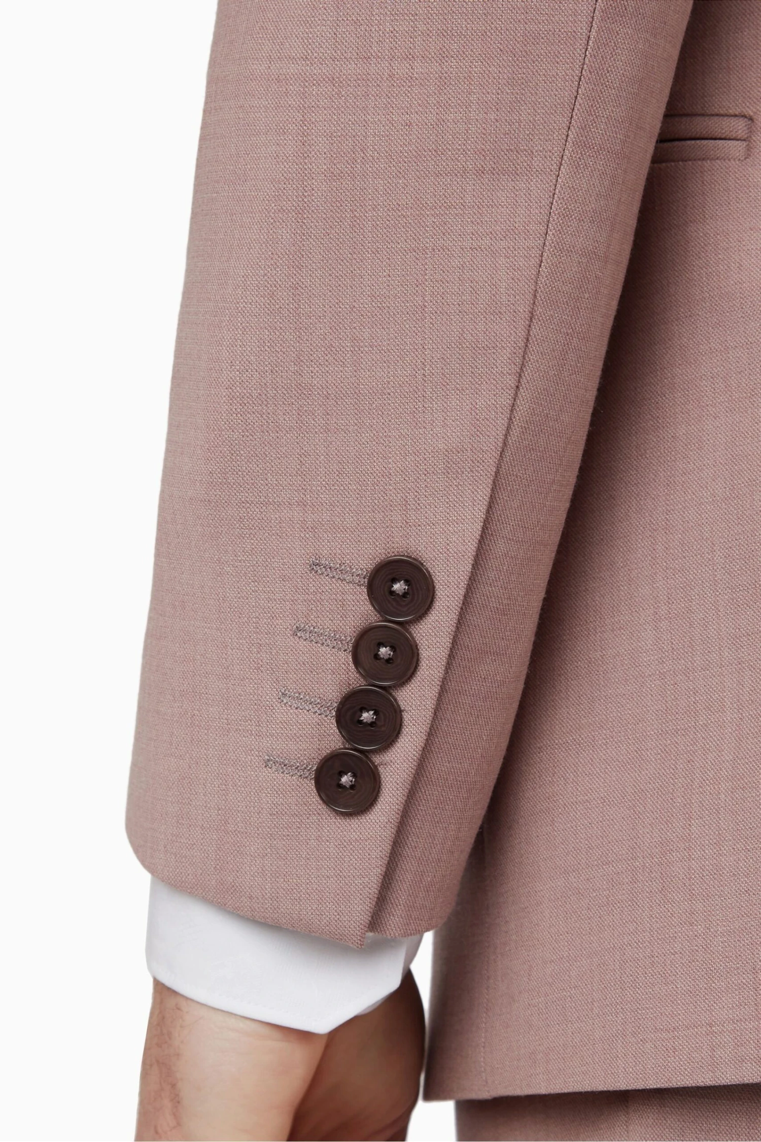 Ted Baker Pink Sharkskin Slim Suit Jacket 8 Ted Baker Pink Sharkskin Slim Suit Jacket - Image 6