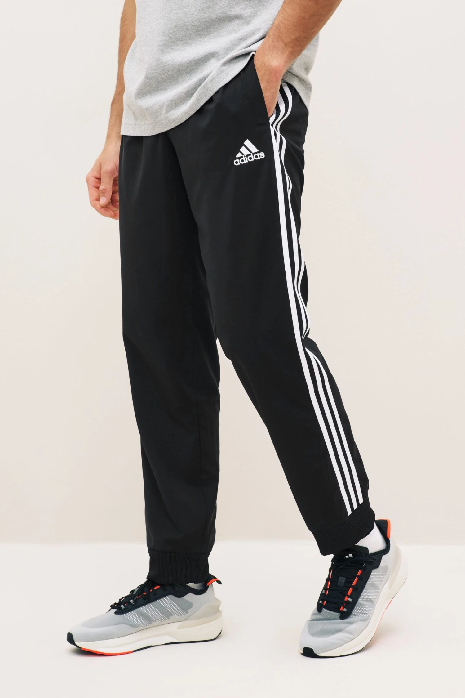 Adidas 3-Stripes Woven Joggers 3 Adidas 3-Stripes Woven Joggers - Image 2