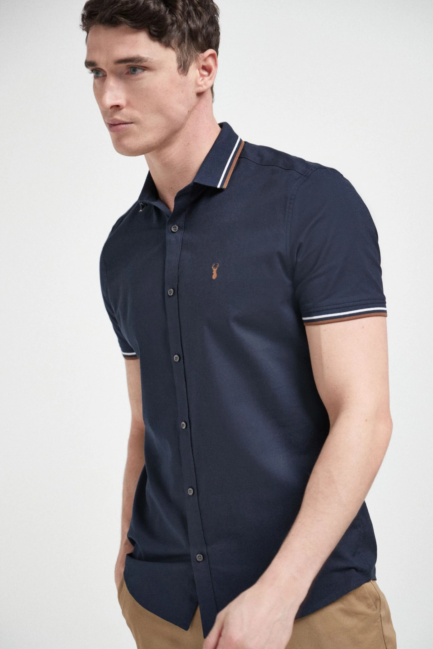 Next Stretch Oxford Short Sleeve Shirt 3 Next Stretch Oxford Short Sleeve Shirt