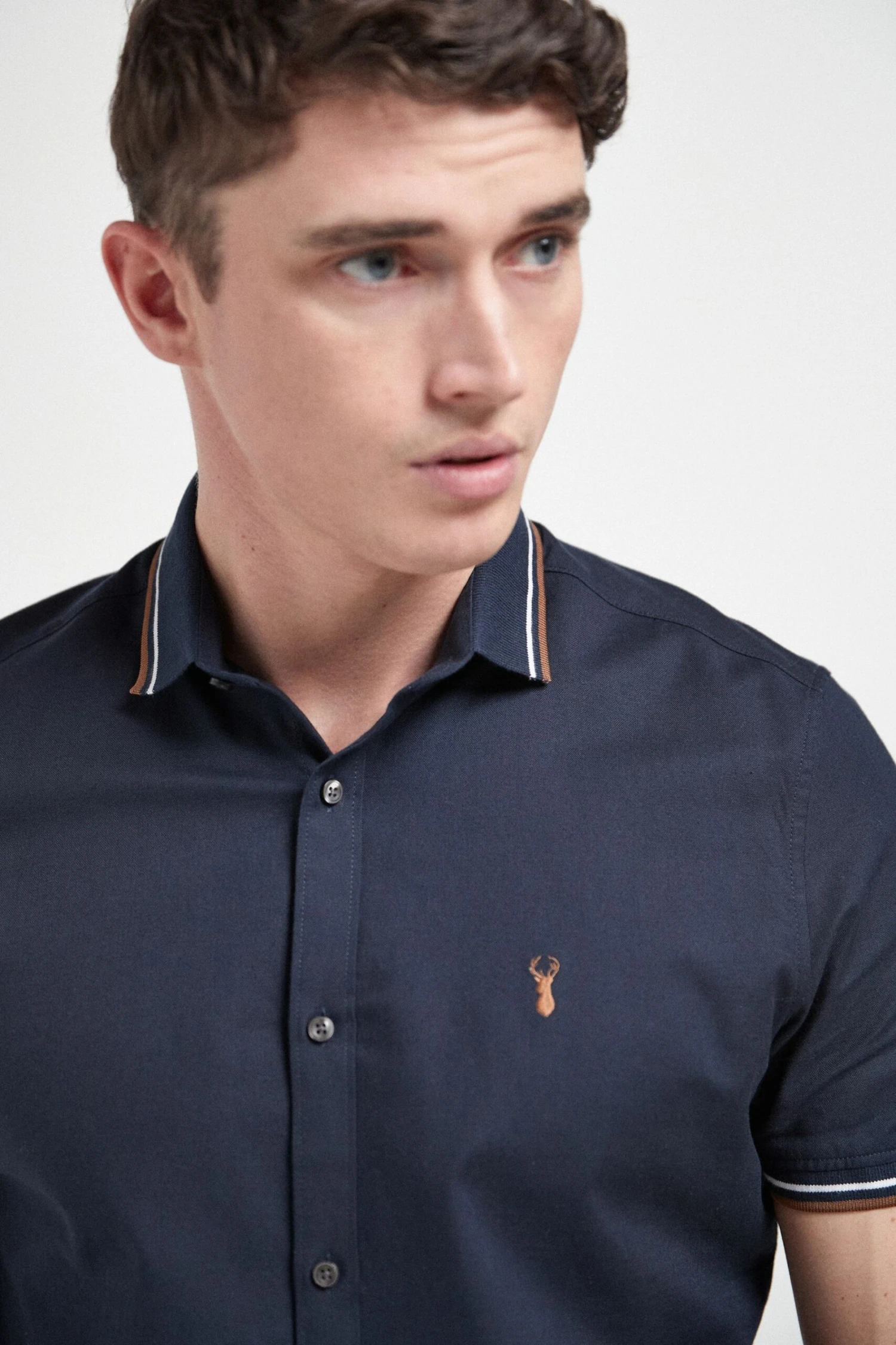 Next Stretch Oxford Short Sleeve Shirt 5 Next Stretch Oxford Short Sleeve Shirt - Image 3