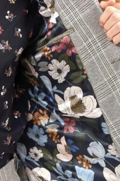 Next Grey Check Suit: Jacket -Cheap Drape Nova Store 264 464s6