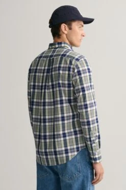 GANT Regular Fit Green Colorful Check Shirt 8 GANT Regular Fit Green Colorful Check Shirt -Cheap Drape Nova Store 357205s2