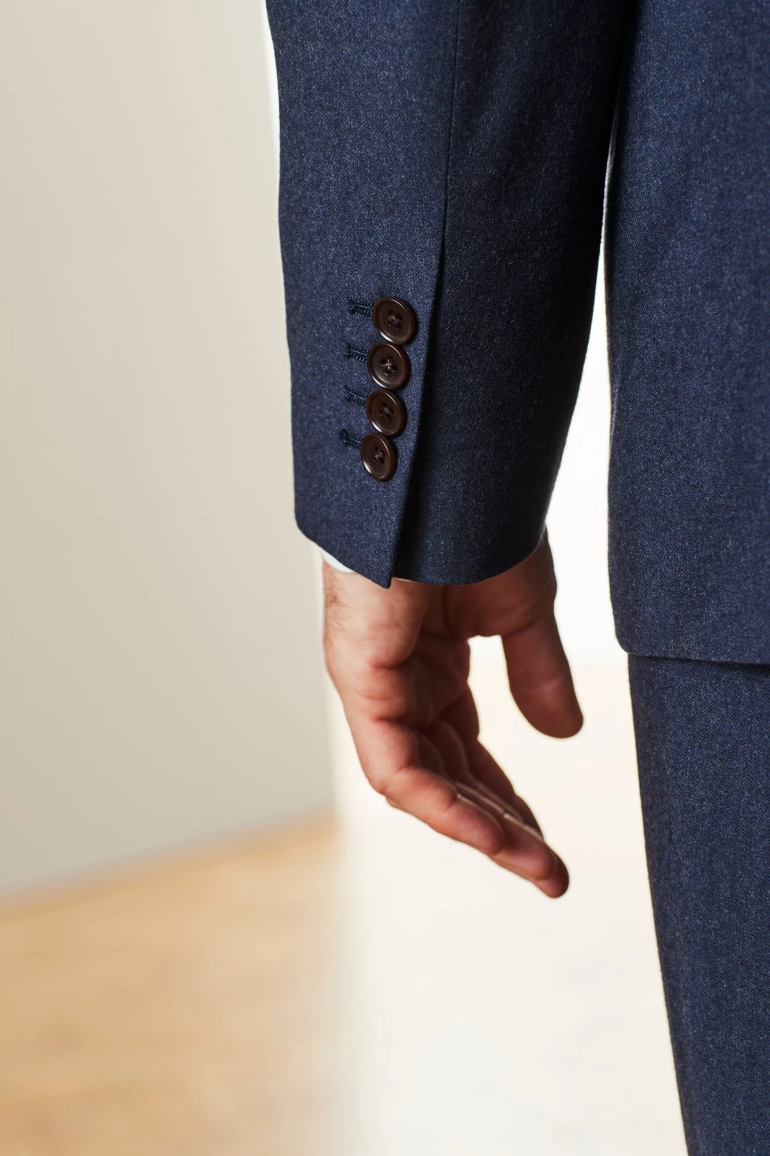 Next Signature Empire Mills 100% Wool Flannel Suit: Jacket 7 Next Signature Empire Mills 100% Wool Flannel Suit: Jacket - Image 5