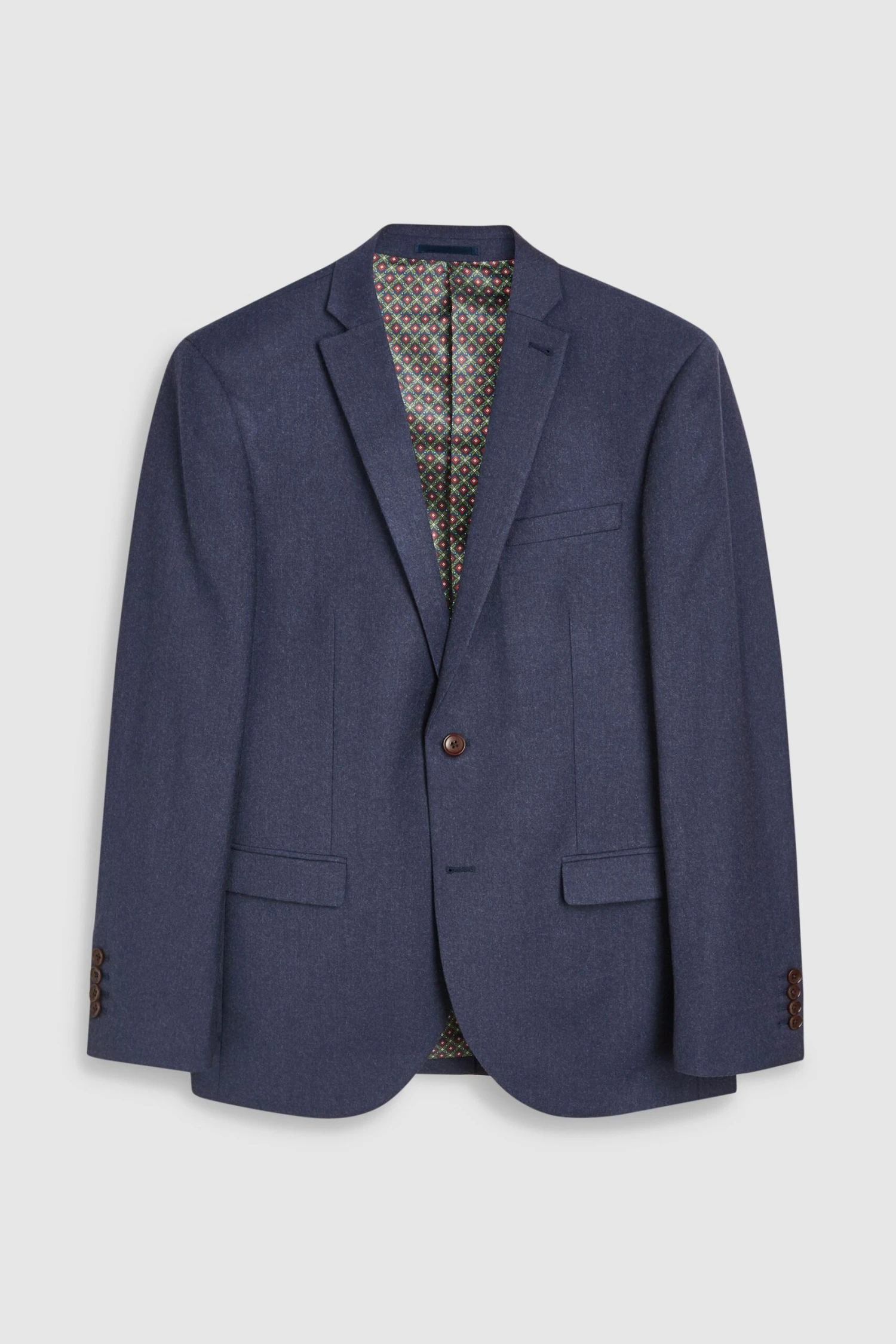 Next Signature Empire Mills 100% Wool Flannel Suit: Jacket 8 Next Signature Empire Mills 100% Wool Flannel Suit: Jacket - Image 6