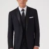 Skopes Black Newman Tailored Fit Suit Jacket 1 Skopes Black Newman Tailored Fit Suit Jacket -Cheap Drape Nova Store 548 385s