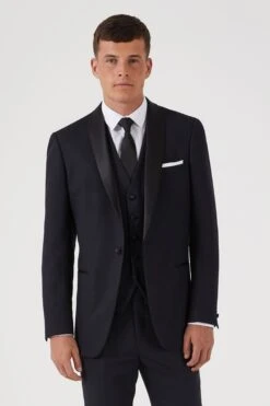 Skopes Black Newman Tailored Fit Suit Jacket