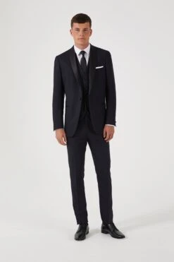 Skopes Black Newman Tailored Fit Suit Jacket -Cheap Drape Nova Store 548 385s3