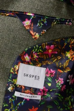 Skopes Green Jude Tailored Fit Suit: Jacket -Cheap Drape Nova Store 565 791s4