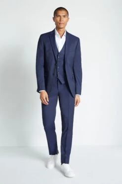 MOSS Ink Blue Slim Fit Suit: Jacket 10 MOSS Ink Blue Slim Fit Suit: Jacket -Cheap Drape Nova Store 568 445s4