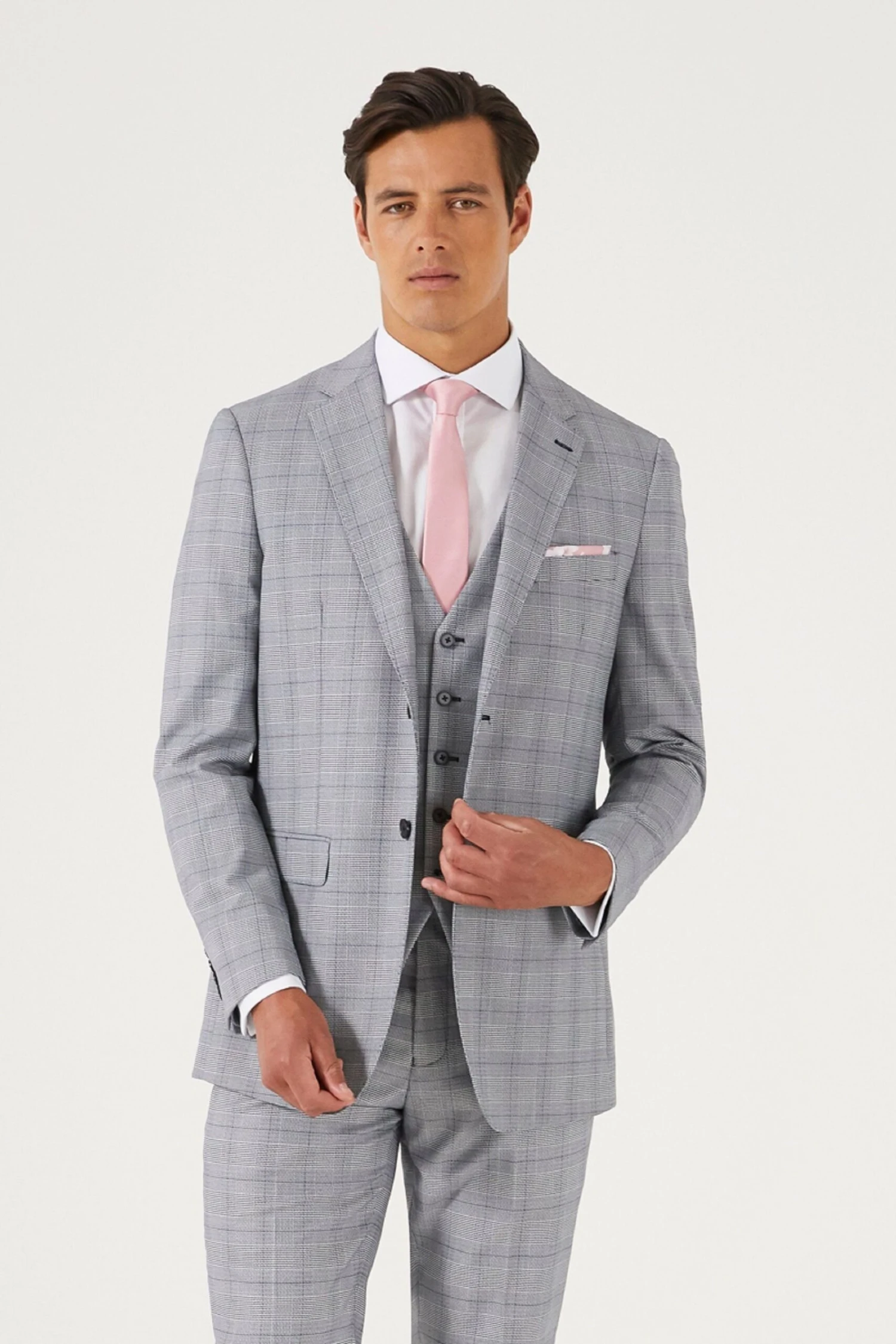 Skopes Grey Anello Tailored Fit Suit Jacket 3 Skopes Grey Anello Tailored Fit Suit Jacket