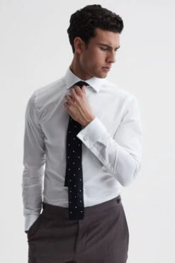 Reiss Premote Slim Fit Cotton Cutaway Collar Shirt -Cheap Drape Nova Store 700 831s5