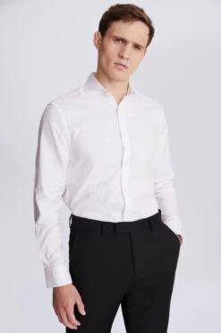 MOSS Tailored Fit Single Cuff Dobby Shirt