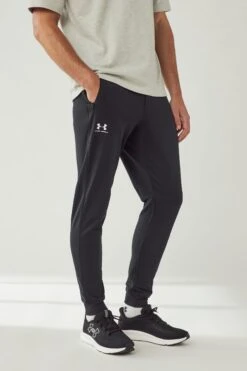 Under Armour Sportstyle Tricot Black Joggers