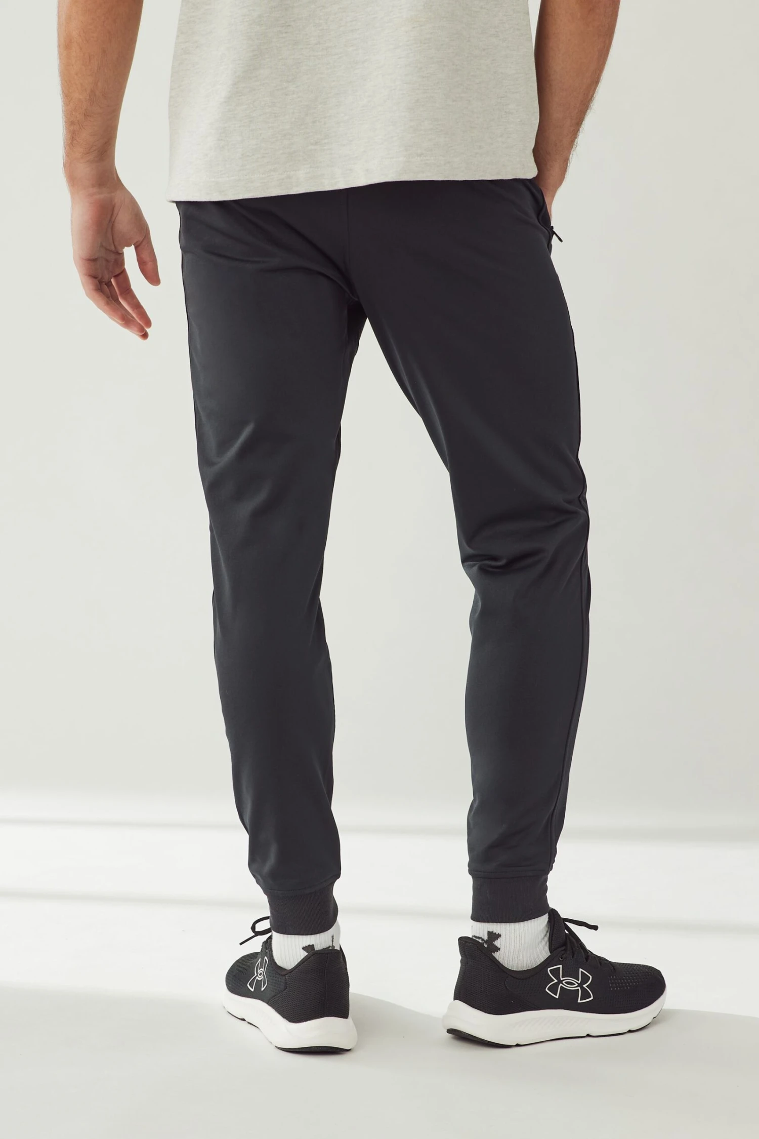 Under Armour Sportstyle Tricot Black Joggers 5 Under Armour Sportstyle Tricot Black Joggers - Image 3