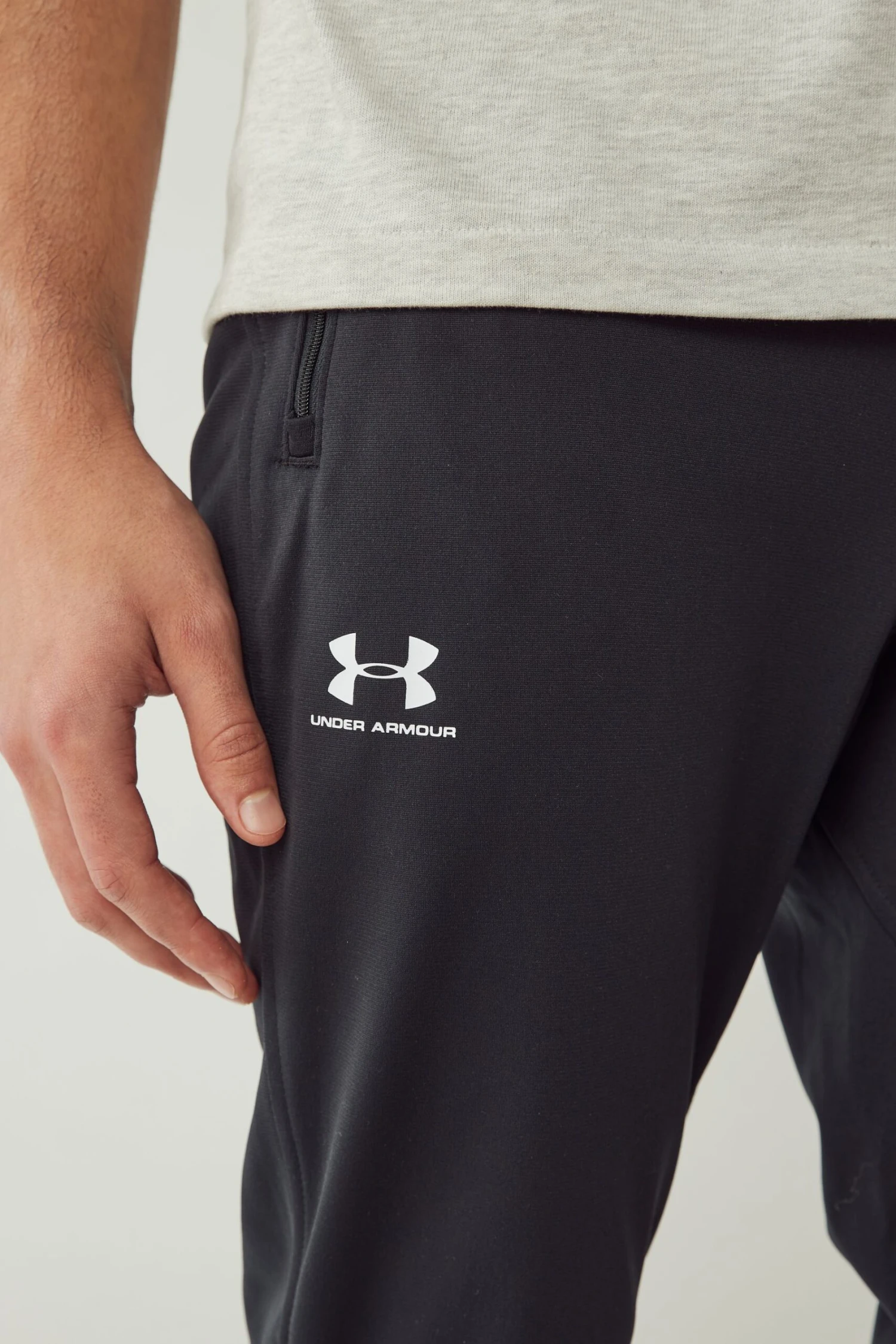Under Armour Sportstyle Tricot Black Joggers 7 Under Armour Sportstyle Tricot Black Joggers - Image 5