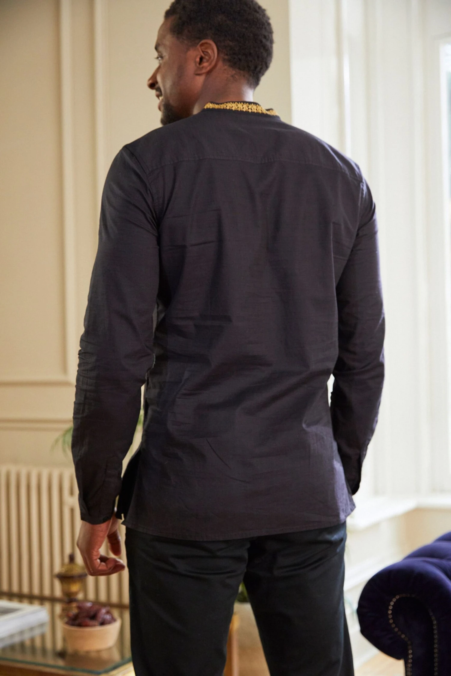 Next Embroidered Mens Kurta 4 Next Embroidered Mens Kurta - Image 2