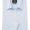 Savile Row Co Sky Blue Twill Classic Fit Double Cuff Shirt 2 Savile Row Co Sky Blue Twill Classic Fit Double Cuff Shirt -Cheap Drape Nova Store 9409J9s