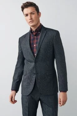 Next Slim Textured Motion Flex Stretch Suit: Jacket