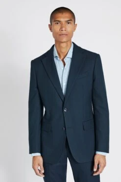 MOSS Green Tailored Fit Hunter Flannel Suit: Jacket