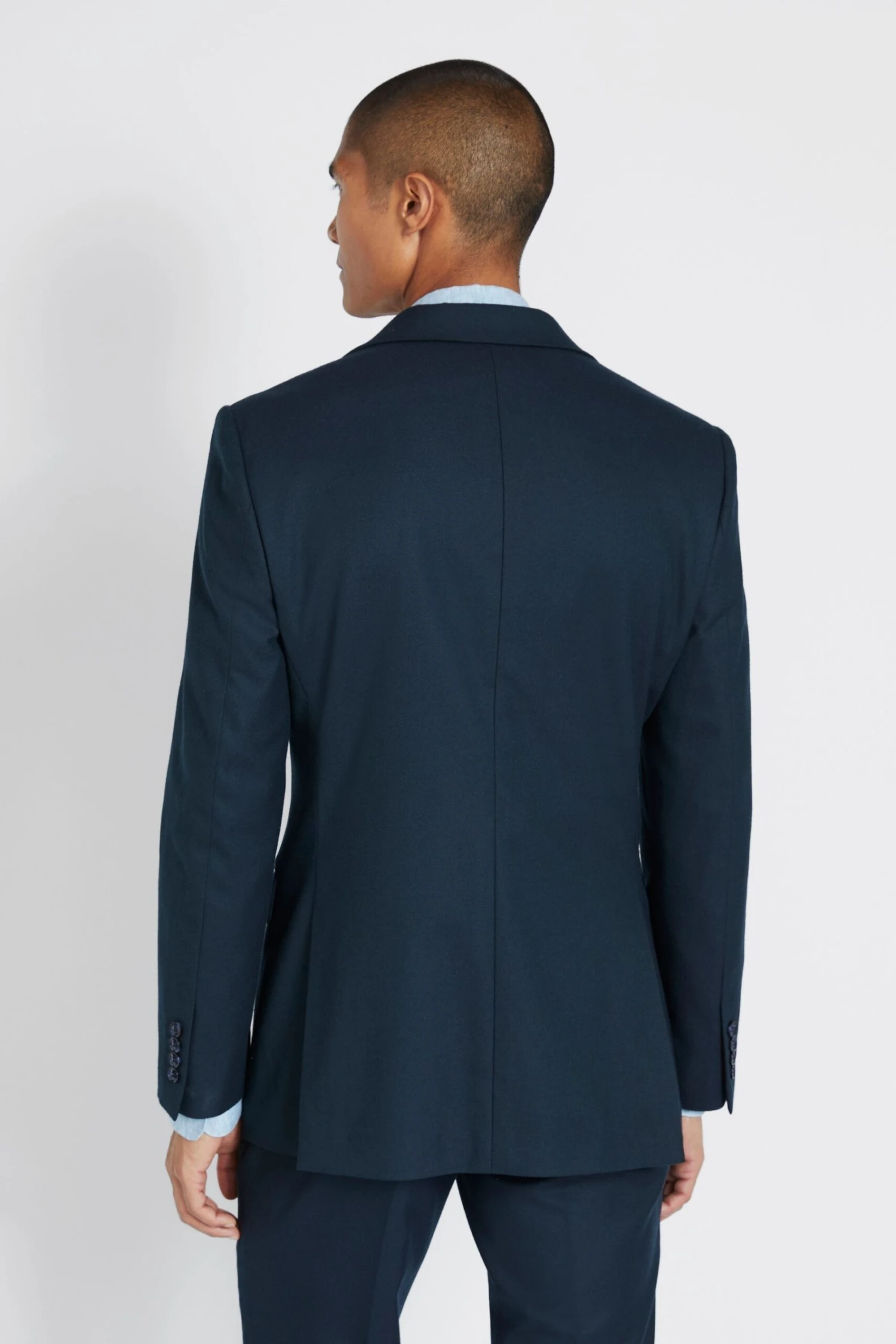 MOSS Green Tailored Fit Hunter Flannel Suit: Jacket 4 MOSS Green Tailored Fit Hunter Flannel Suit: Jacket - Image 2