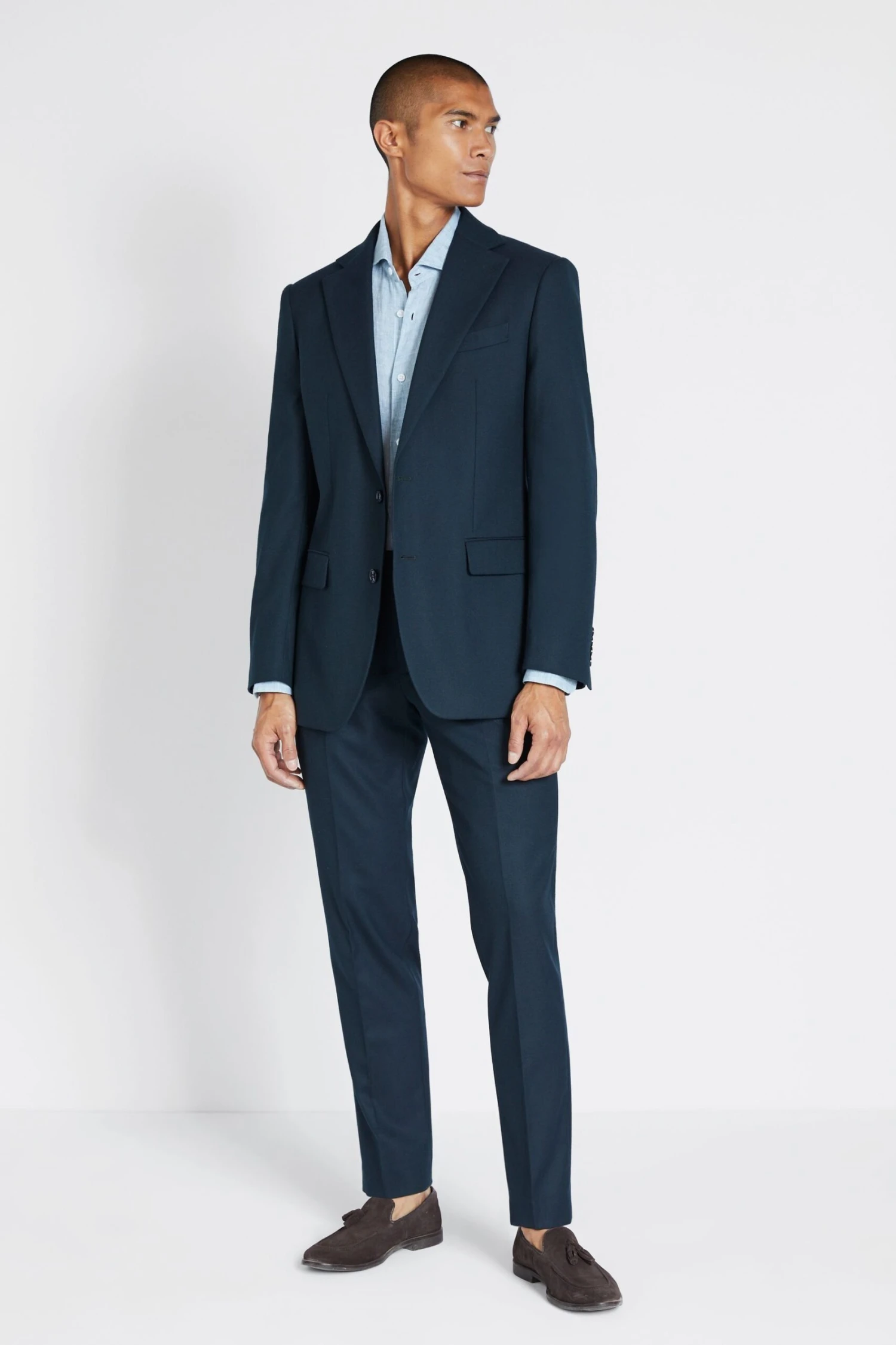 MOSS Green Tailored Fit Hunter Flannel Suit: Jacket 5 MOSS Green Tailored Fit Hunter Flannel Suit: Jacket - Image 3