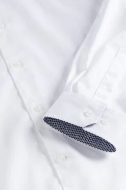 Ted Baker White Holmess Long Sleeve Slim Fit Shirt -Cheap Drape Nova Store A84849s7