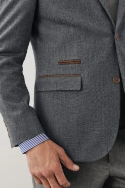 Next Trimmed Donegal Fabric Suit: Jacket -Cheap Drape Nova Store A86 716s7