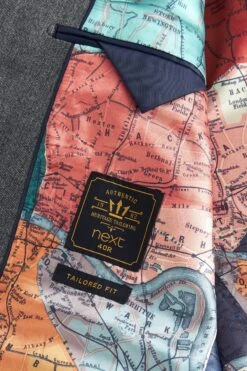 Next Trimmed Donegal Fabric Suit: Jacket -Cheap Drape Nova Store A86 716s9