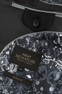 Next Black Signature Cerruti 100% Wool Tuxedo Suit: Jacket -Cheap Drape Nova Store A86 742s10