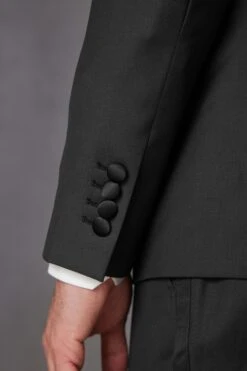 Next Black Signature Cerruti 100% Wool Tuxedo Suit: Jacket -Cheap Drape Nova Store A86 742s5