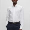 BOSS Kent Cotton Poplin Slim Fit Shirt -Cheap Drape Nova Store C06906s