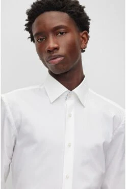 BOSS Kent Cotton Poplin Slim Fit Shirt -Cheap Drape Nova Store C06906s4