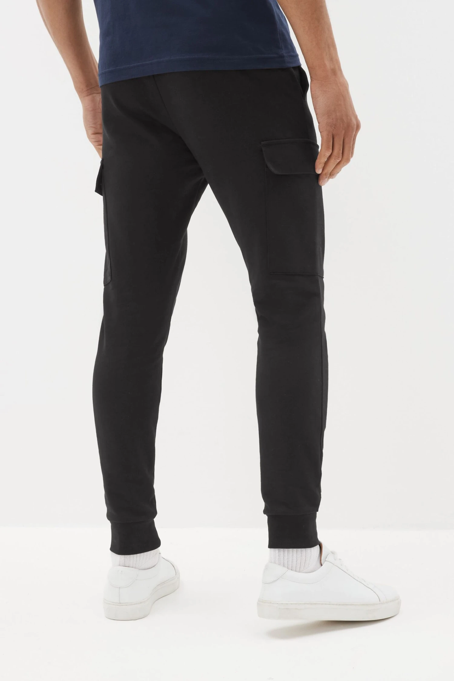 Emporio Armani EA7 Core ID Black Cargo Joggers 4 Emporio Armani EA7 Core ID Black Cargo Joggers - Image 2