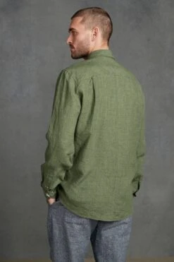Next Signature Délavé 100% Linen Trimmed Shirt -Cheap Drape Nova Store C29 539s3