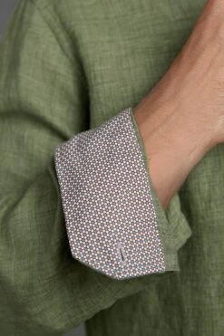 Next Signature Délavé 100% Linen Trimmed Shirt -Cheap Drape Nova Store C29 539s6