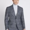 MOSS X Barberis Tailored Fit Blue Check Suit: Jacket 2 MOSS X Barberis Tailored Fit Blue Check Suit: Jacket -Cheap Drape Nova Store C29 856s