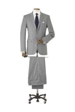 Savile Row Co MidGrey WoolBlend Tailored Suit Jacket -Cheap Drape Nova Store C33 883s4