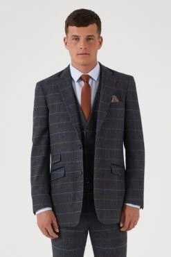 Skopes Doyle Grey Tailored Fit Suit: Jacket