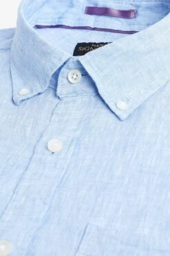 Next Signature Baird McNutt Irish 100% Linen Trimmed Shirt -Cheap Drape Nova Store C37442s11