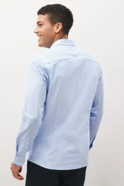 Next Long Sleeve Stretch Oxford Shirt Multipack -Cheap Drape Nova Store C41 574s4