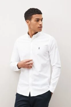 Next Long Sleeve Stretch Oxford Shirt Multipack -Cheap Drape Nova Store C41 574s6