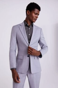 MOSS Grey Tailored Fit Suit: Jacket