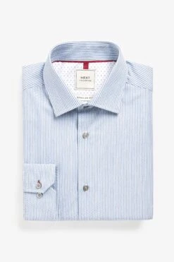 Next Green Print/White Stripe Trimmed Shirts 2 Pack -Cheap Drape Nova Store C51266s6