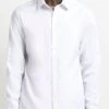 River Island Slim White Long Sleeves Egyptian Shirt -Cheap Drape Nova Store C60272s