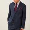Next Navy Blue Relaxed Fit Cotton Rich Suit: Jacket 1 Next Navy Blue Relaxed Fit Cotton Rich Suit: Jacket -Cheap Drape Nova Store C66 132s
