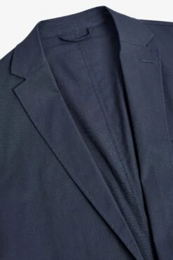 Next Navy Blue Relaxed Fit Cotton Rich Suit: Jacket 19 Next Navy Blue Relaxed Fit Cotton Rich Suit: Jacket -Cheap Drape Nova Store C66 132s8