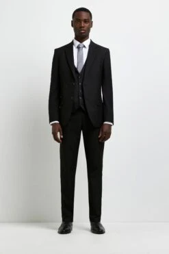 River Island Slim Twill Black Suit: Jacket 8 River Island Slim Twill Black Suit: Jacket -Cheap Drape Nova Store C76 456s3